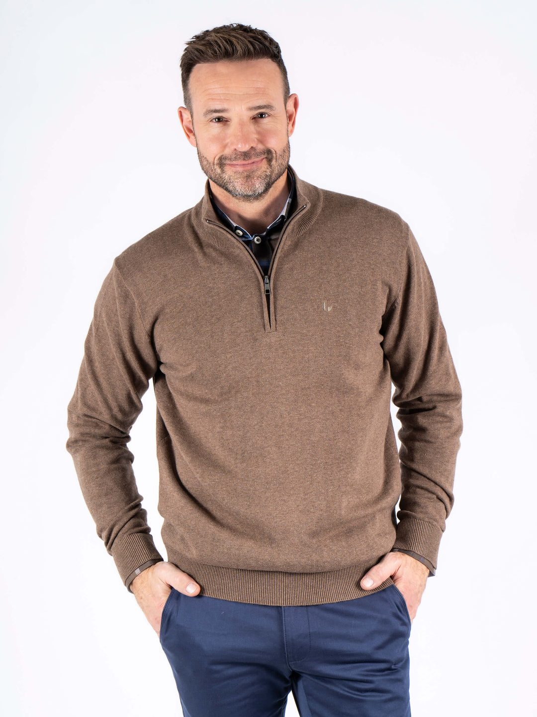 Pre End Malcom Zip Mid Brown Mix