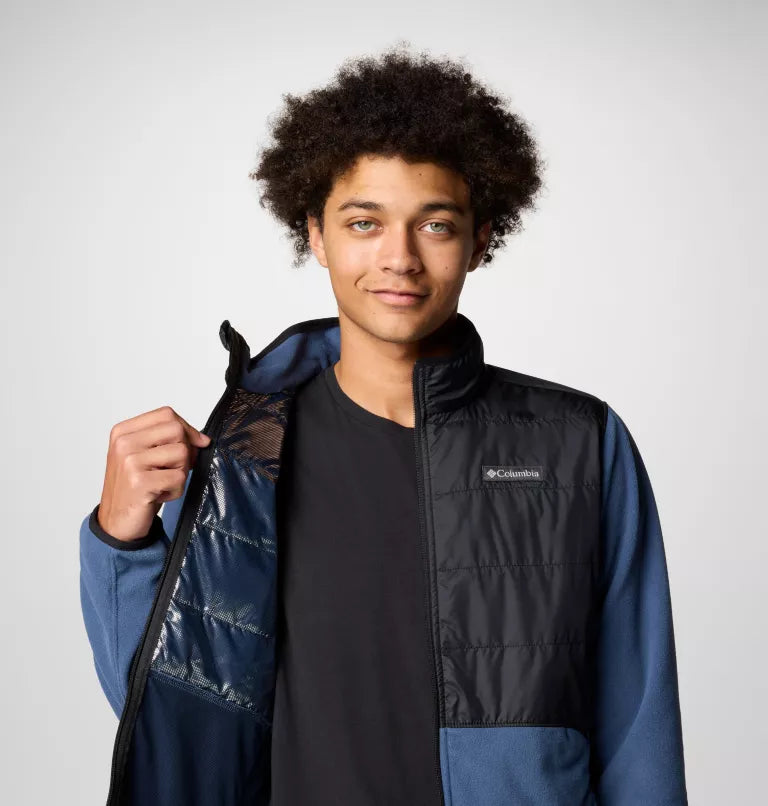 Columbia Basin Butte II Hybrid Fleece Jacket Dark Mountain