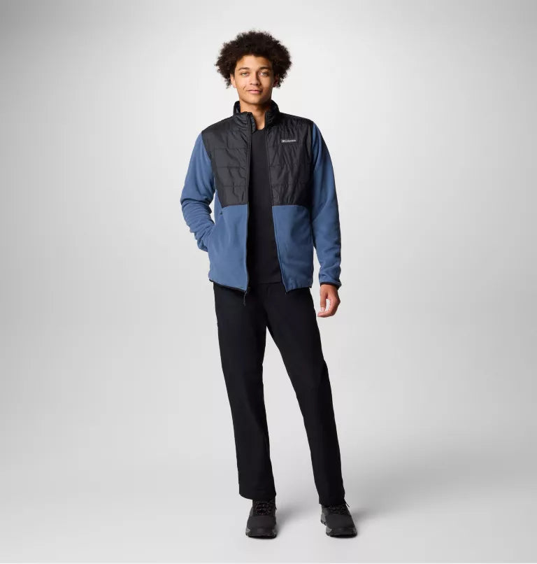 Columbia Basin Butte II Hybrid Fleece Jacket Dark Mountain