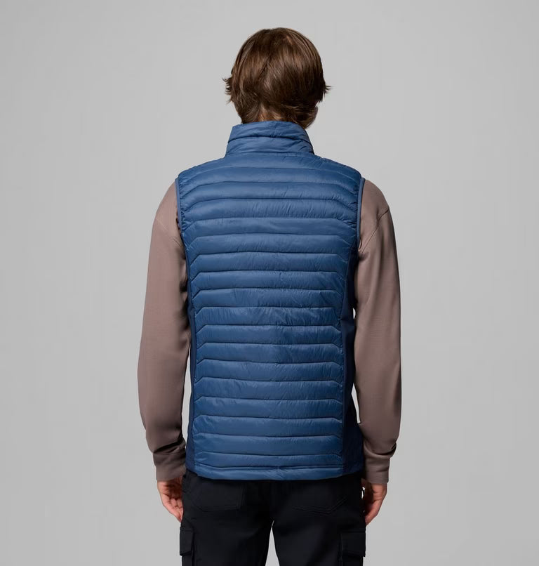 Columbia Powder Pass Hybrid Puffer Gilet Dark Mountain, Collegiate Navy