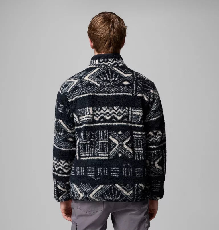 Columbia Rugged Ridge Sherpa Half Zip Fleece Black Deschutes Days