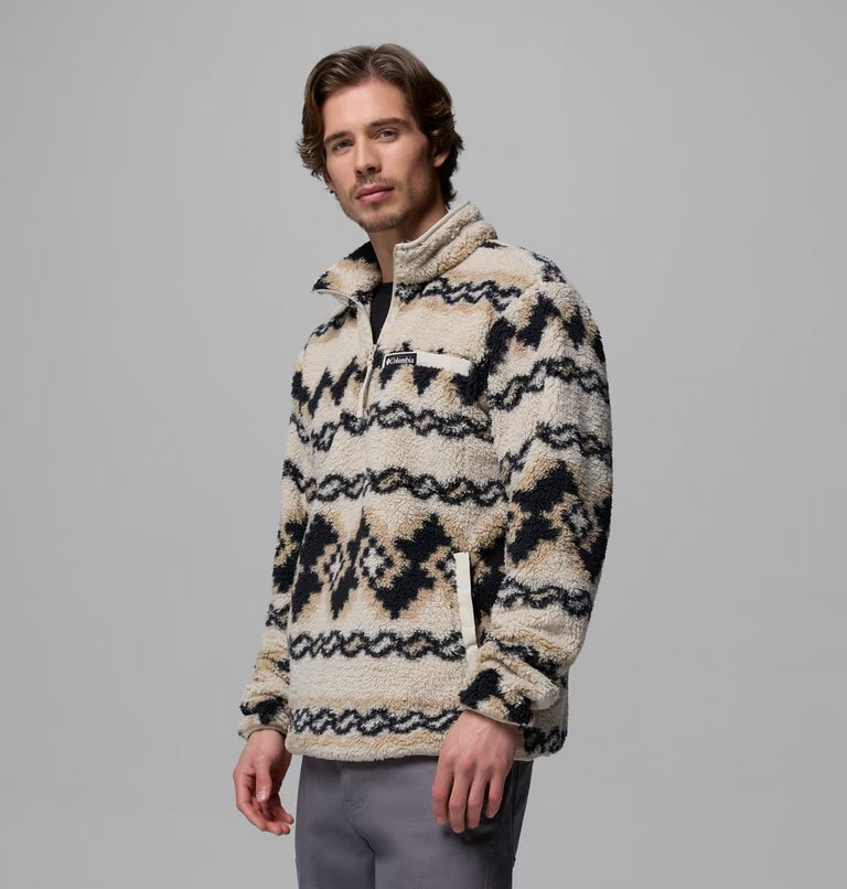 Columbia Rugged Ridge Sherpa Half Zip Fleece Dark Stone Knitknot