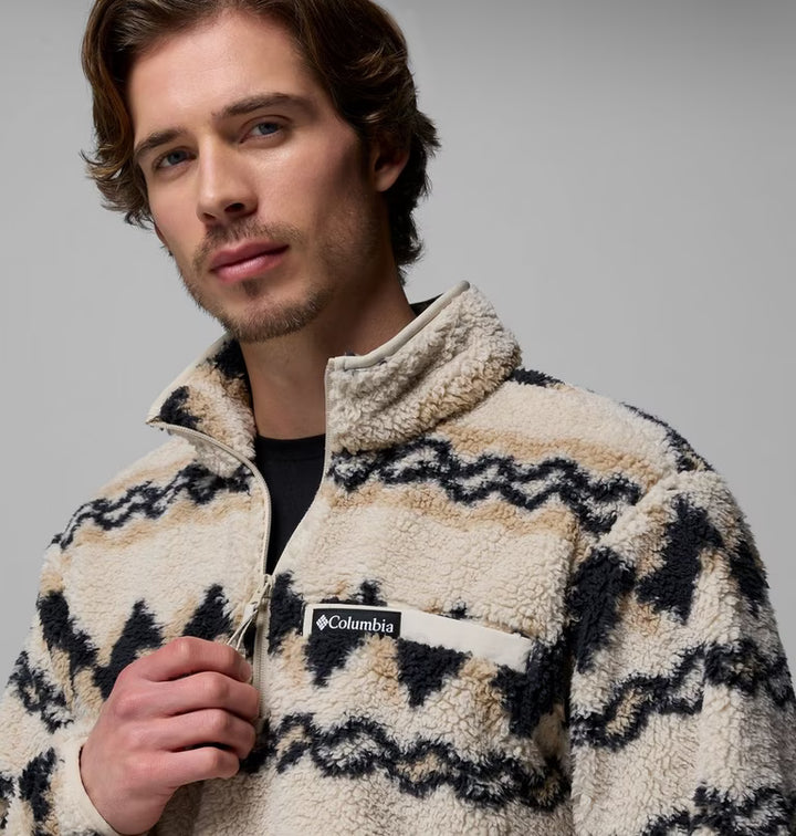 Columbia Rugged Ridge Sherpa Half Zip Fleece Dark Stone Knitknot