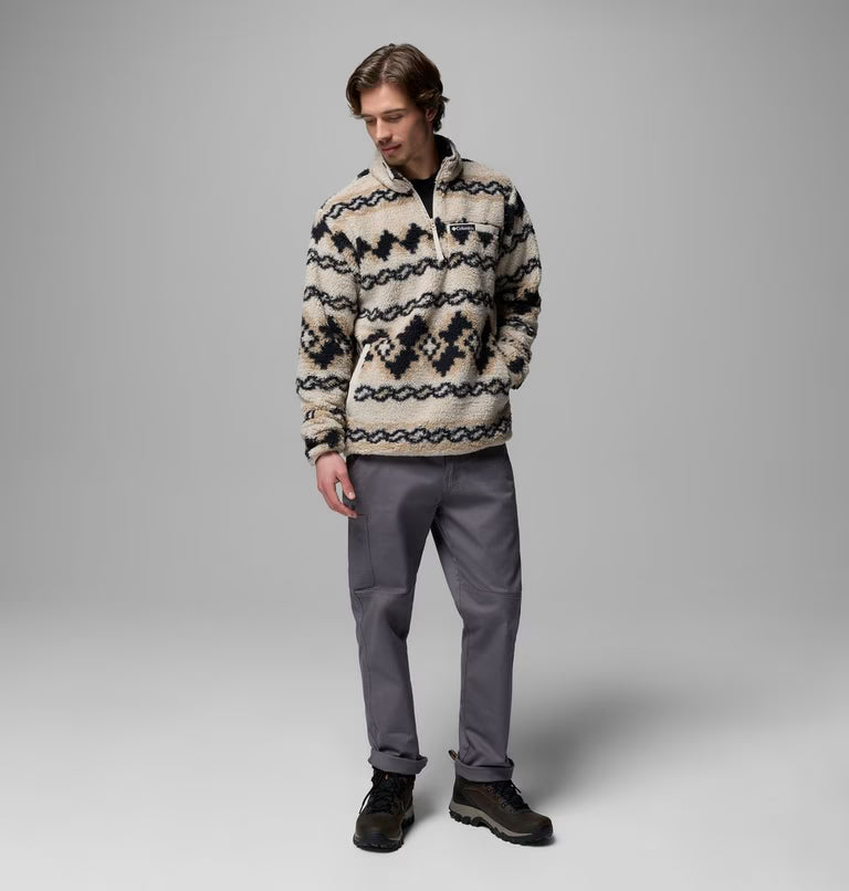 Columbia Rugged Ridge Sherpa Half Zip Fleece Dark Stone Knitknot
