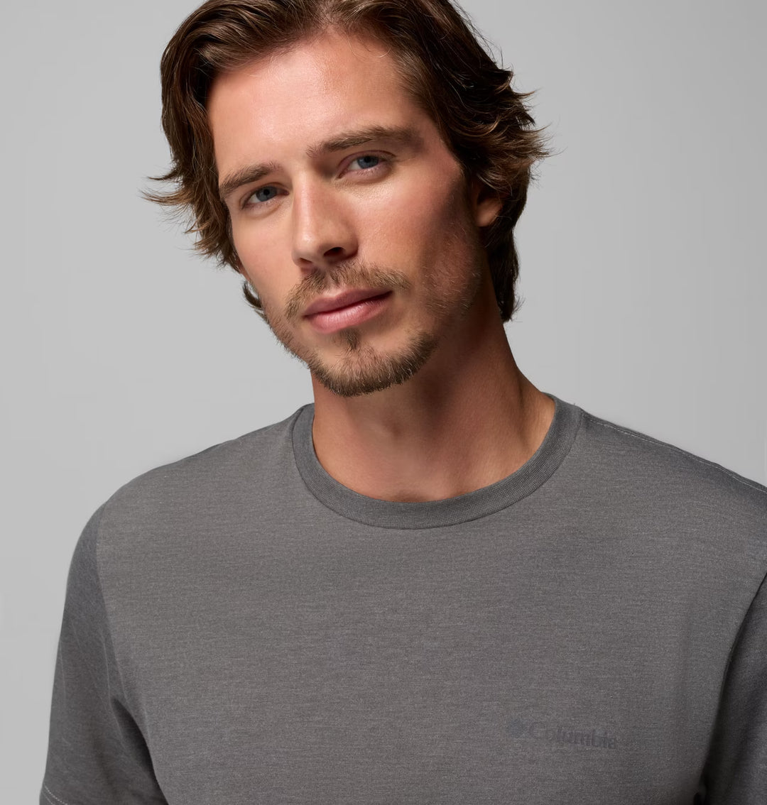 Columbia Organic Cotton Tee Charcoal Hthr
