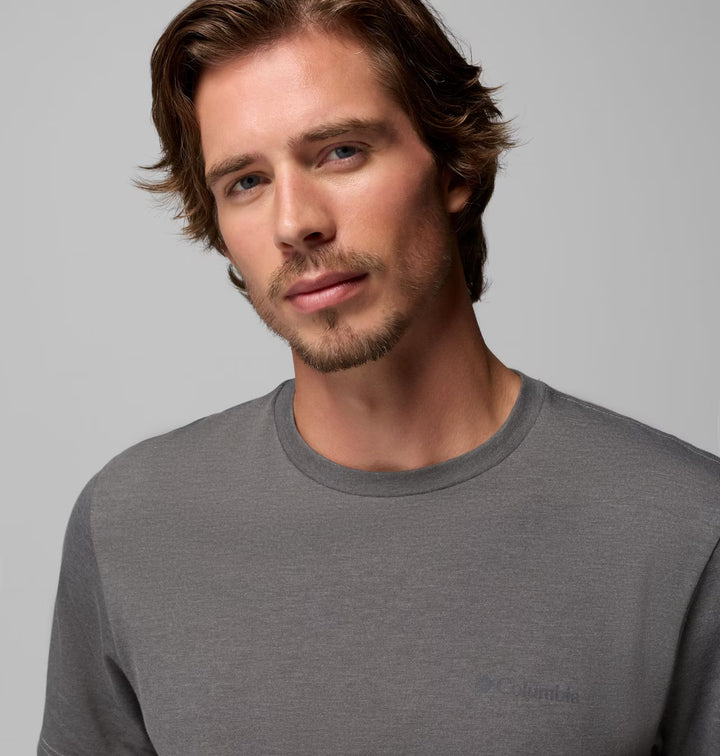 Columbia Organic Cotton Tee Charcoal Hthr