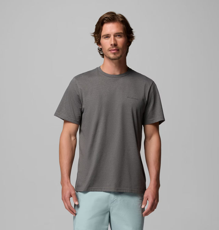 Columbia Organic Cotton Tee Charcoal Hthr