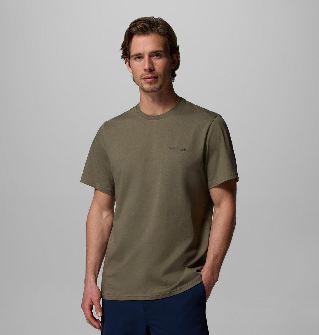 Columbia Organic Cotton Tee Stone Green