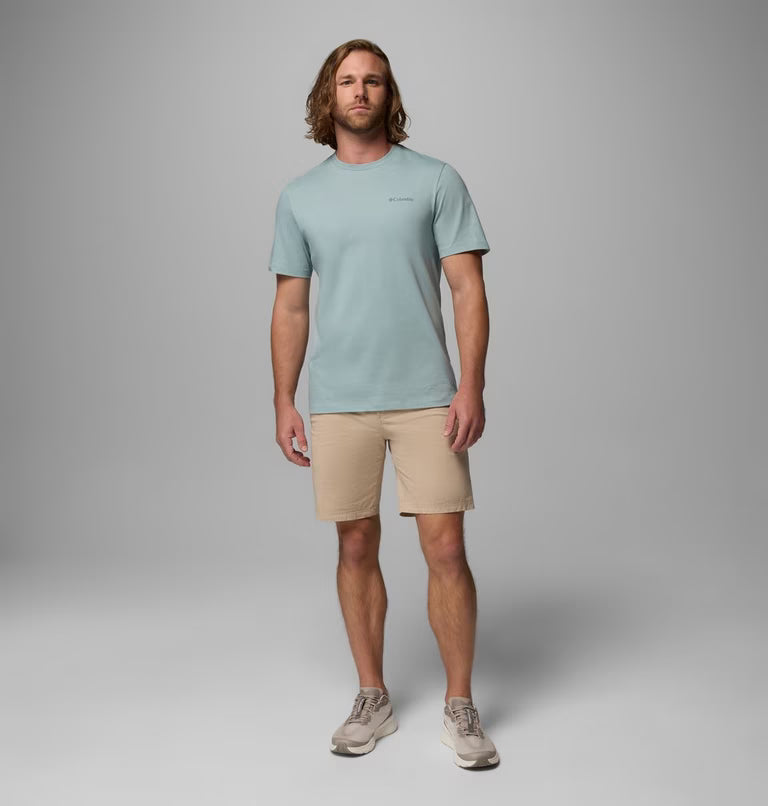 Columbia Logo Organic Cotton T-Shirt Crushed Blue, Boxy Brand