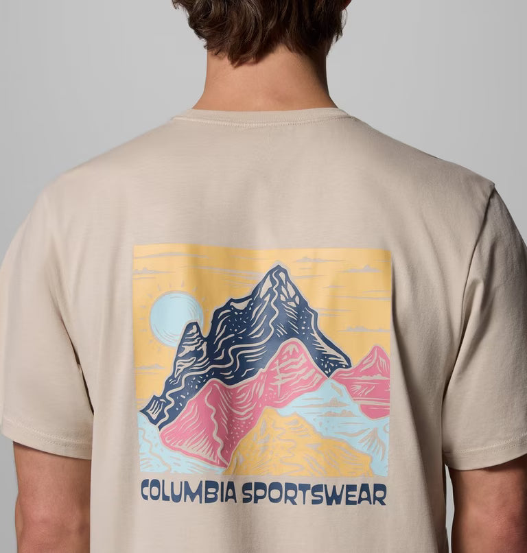 Columbia Outdoor Organic Cotton T-Shirt Dark Stone, Sunscape