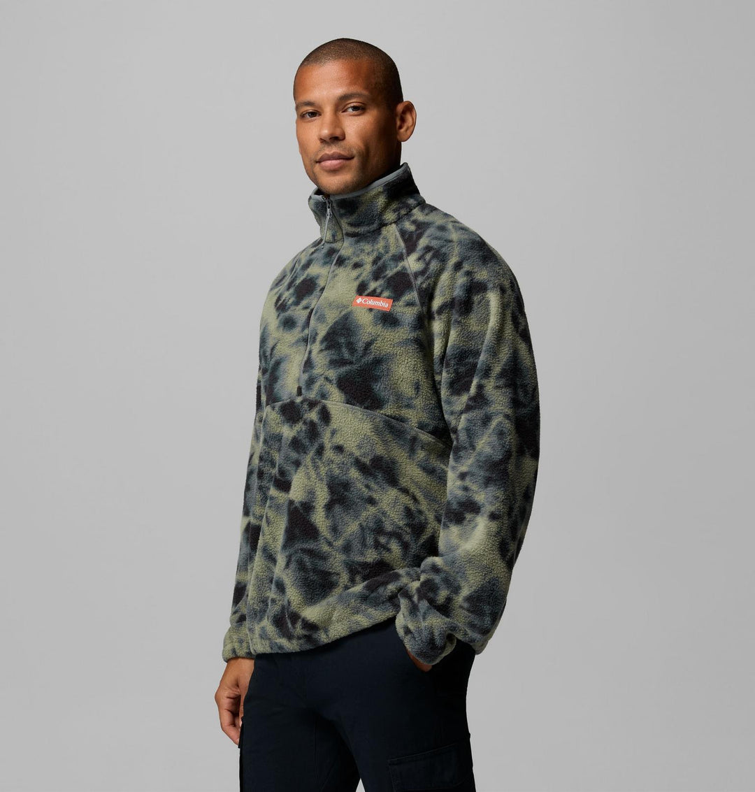 Columbia Timber Crest Printed Half Zip Sherpa Fleece Setona Sage