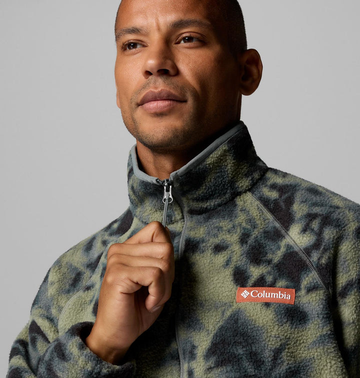 Columbia Timber Crest Printed Half Zip Sherpa Fleece Setona Sage