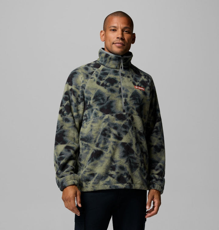 Columbia Timber Crest Printed Half Zip Sherpa Fleece Setona Sage