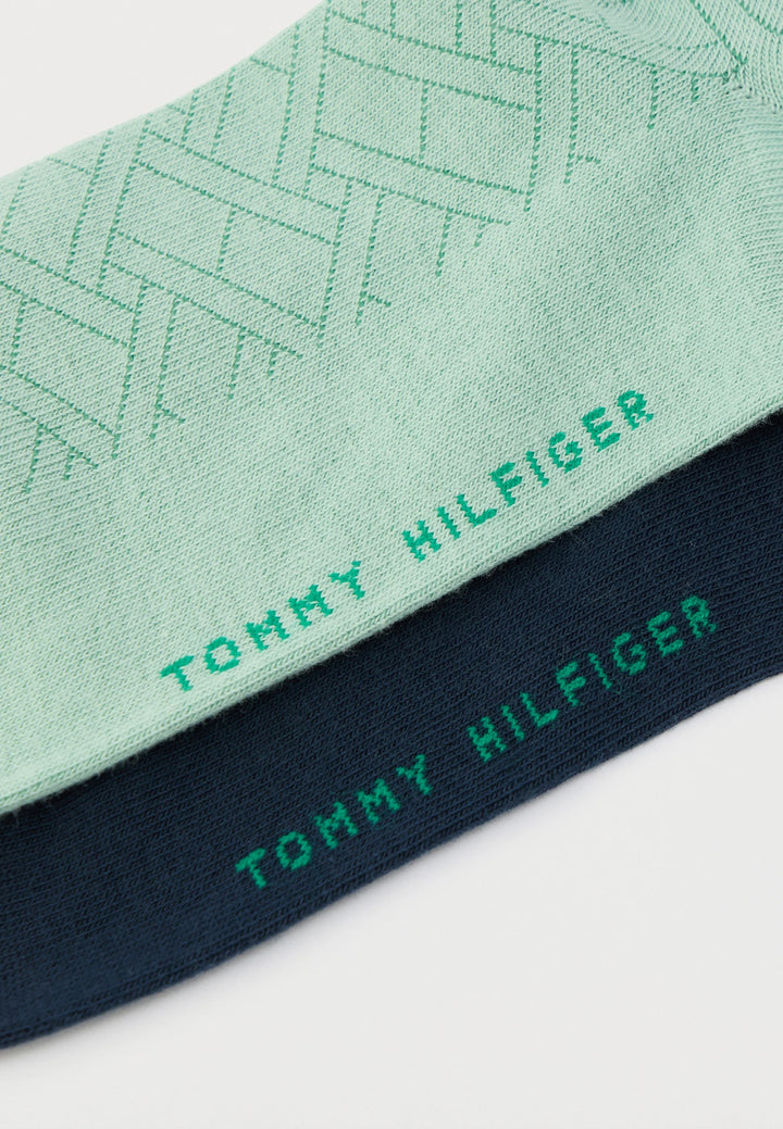 Tommy Hilfiger 2-Pack Micro Print Socks Fresh Green