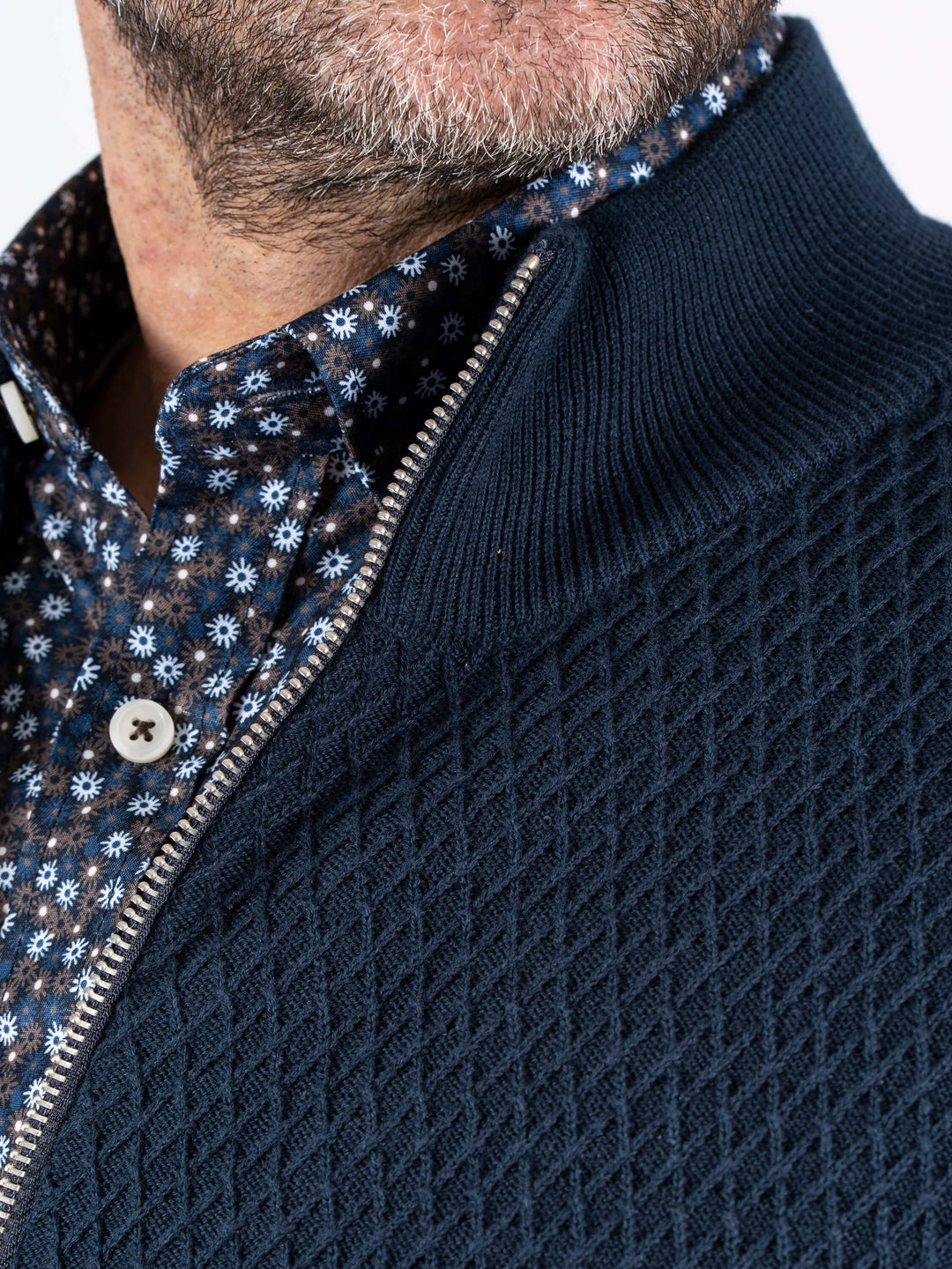 Pre End Leander Full Zip Sweatshirt Dark Navy