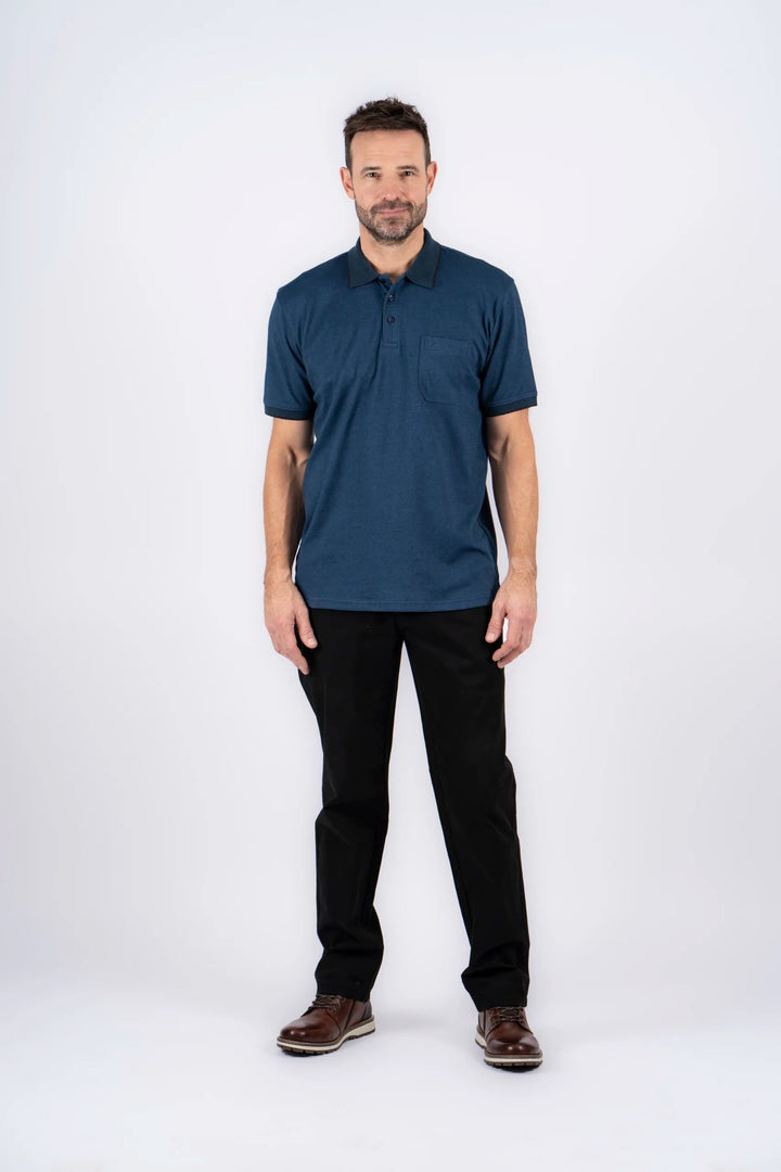 Pre End Texas Polo Dark Petrol 3XL-6XL