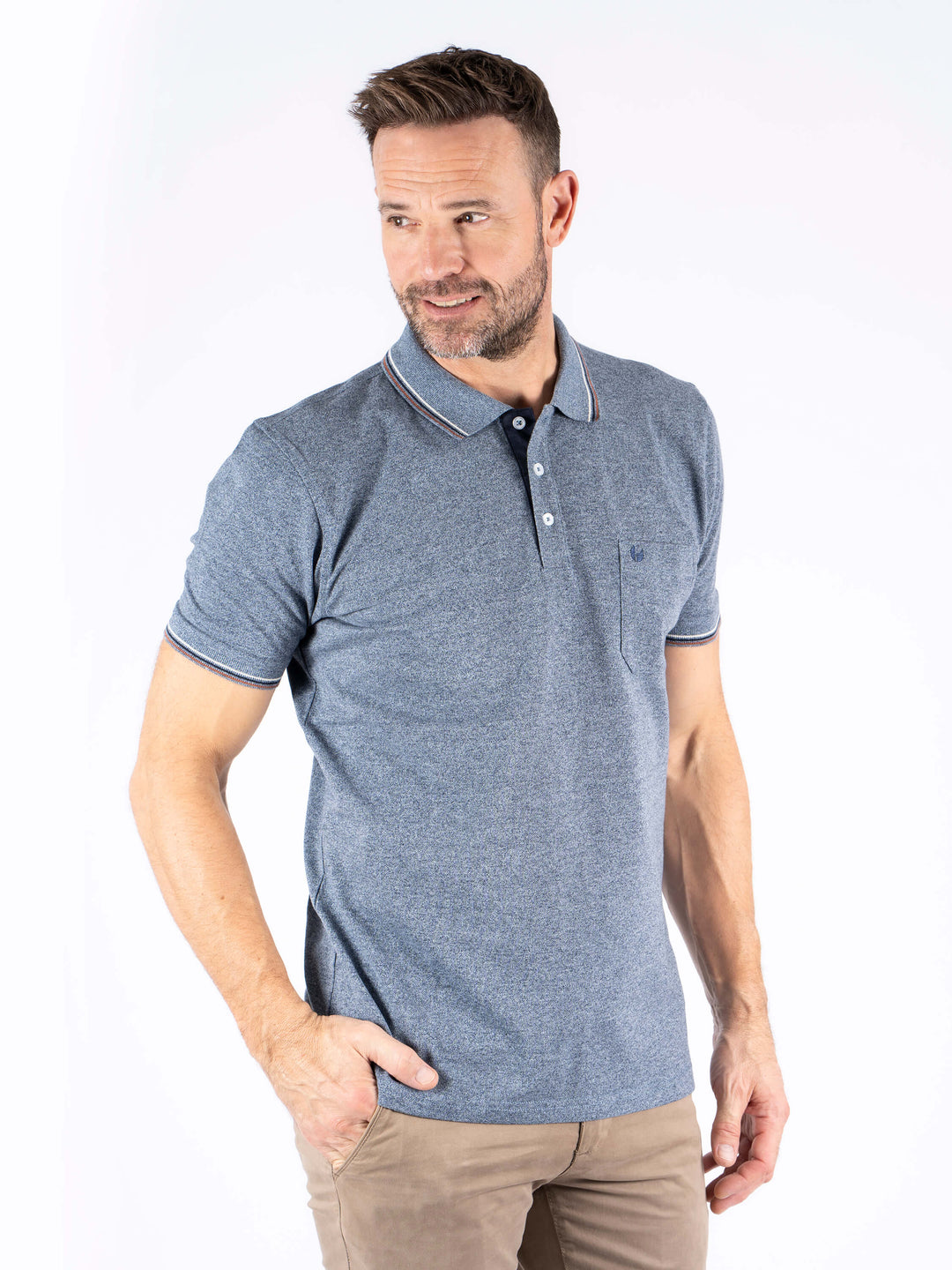 Pre End Polo Shirt Classic Blue