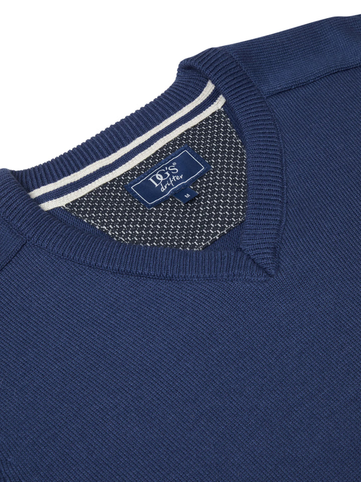 DG's Drifter V-Neck Sweater Dark Blue image 1