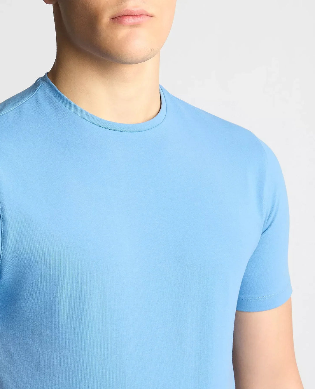 Remus Uomo Cotton Tee Shirt Sky Blue image 4
