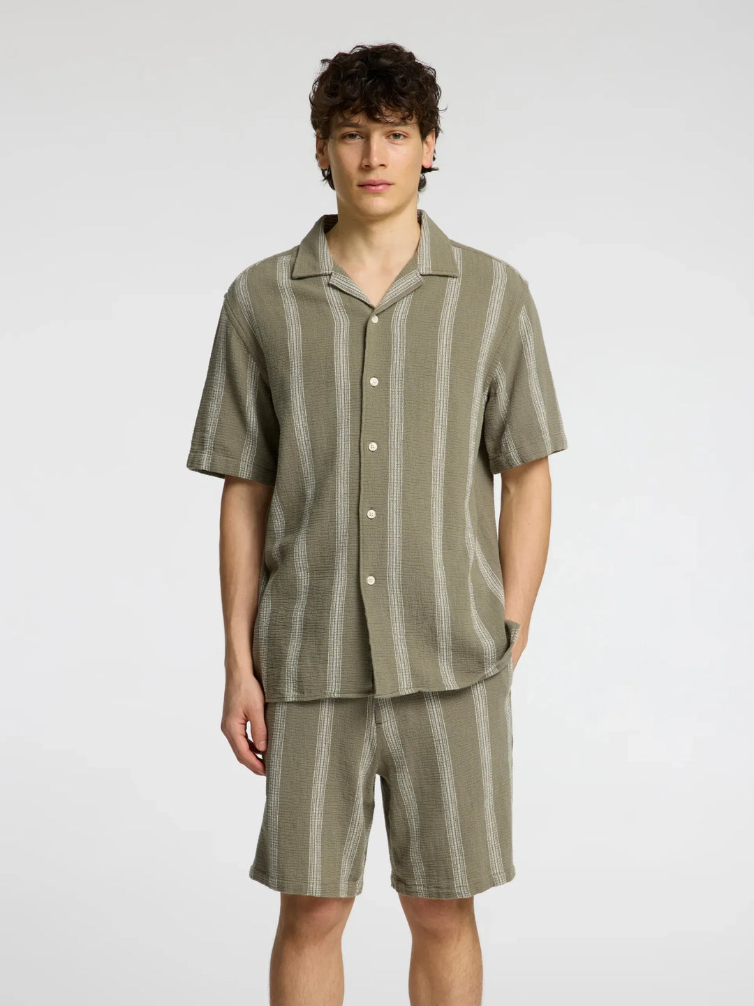 Selected Homme Resort Shirt Vetiver image 3