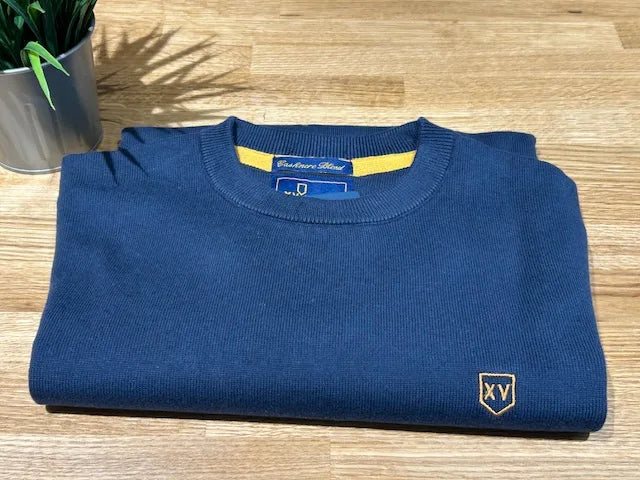 XV Kings by Tommy Bowe Dawson Crew Neck Deep Ocean image 0