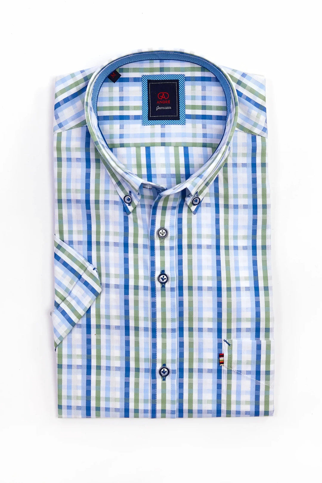 Andre Bremen Short Sleeve Shirt Sage image 0