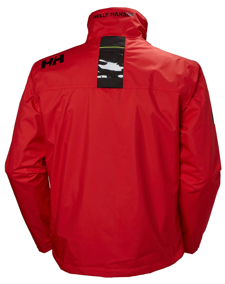 Helly Hansen Crew Midlayer Jacket Red