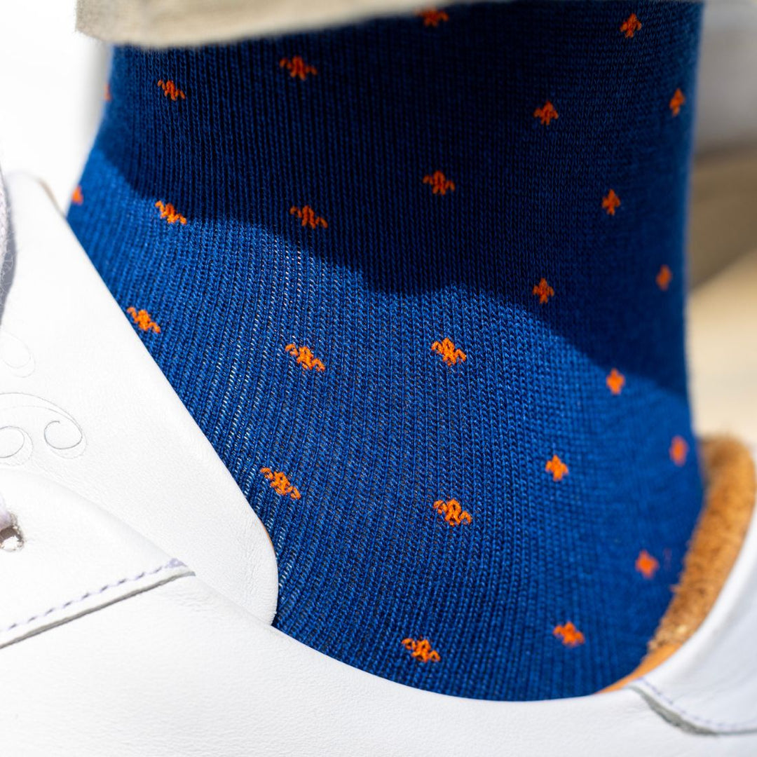 Swole Panda Bamboo Socks Spotted Orange 2 Pack