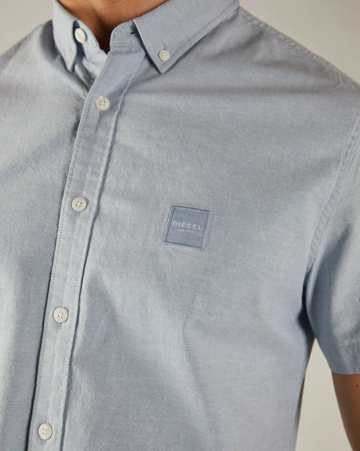Diesel Reese Short Sleeve Shirt Cielo Blue image 4