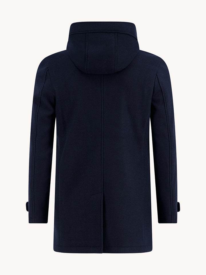 A Fish Named Fred Duffle Coat Navy