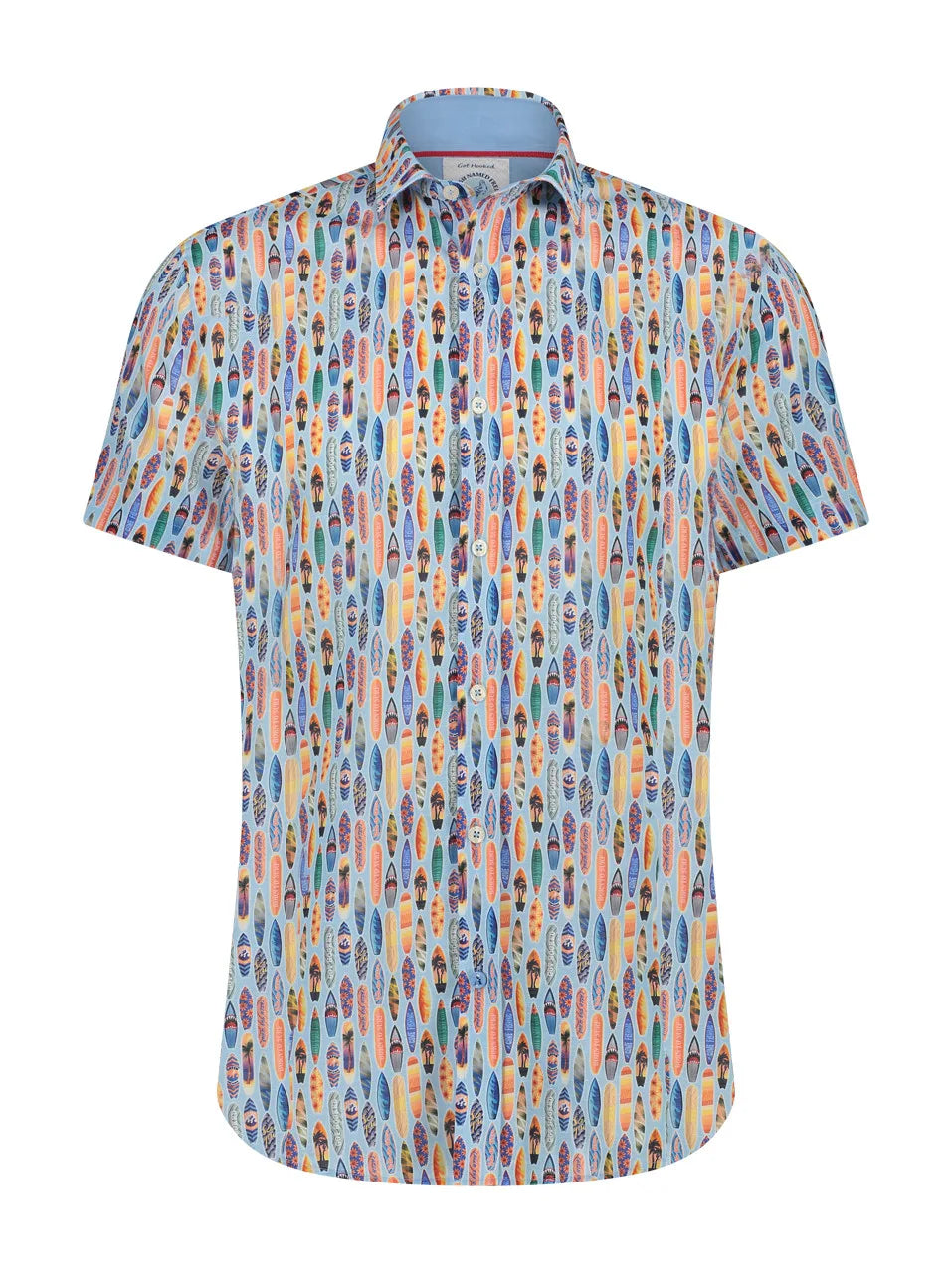 A Fish Named Fred Short Sleeve Shirt Surfboard image 0