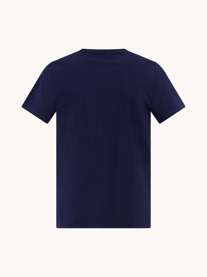 A Fish Named Fred T-shirt Fish Print Navy