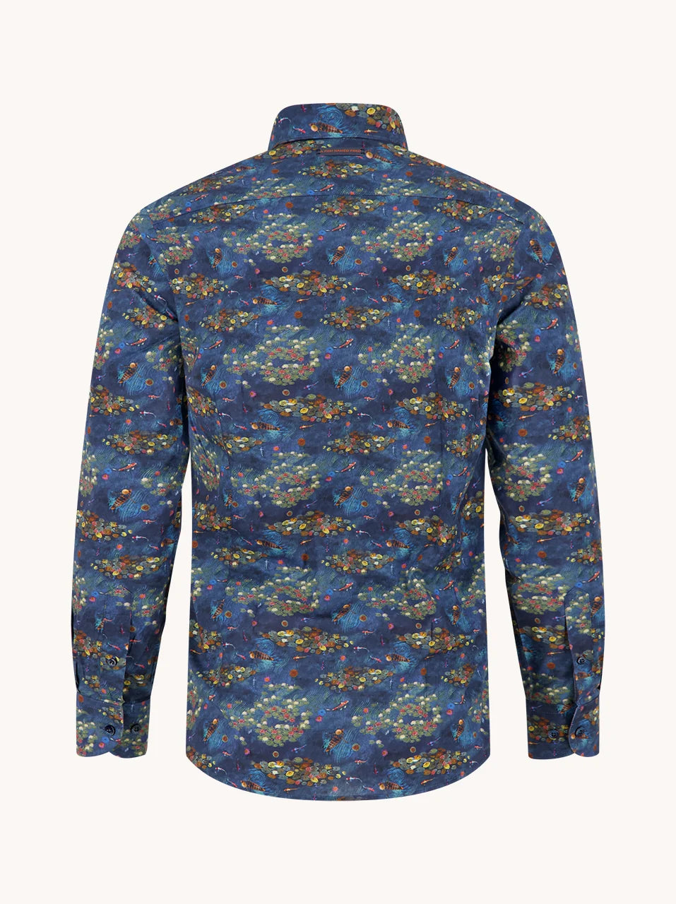 A Fish Named Fred Shirt Water Garden Night Sky Blue