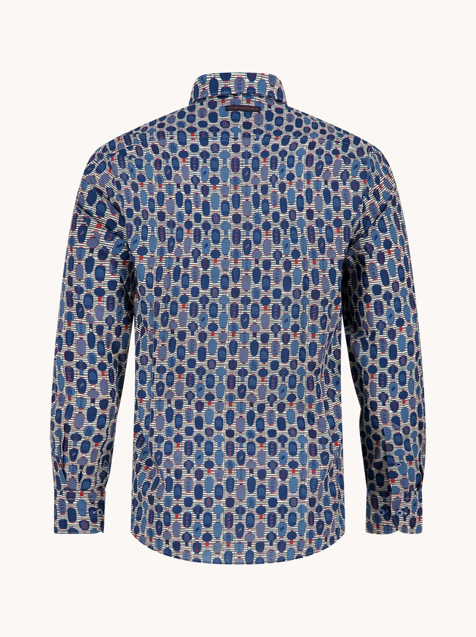 A Fish Named Fred Shirt Rounds Blue