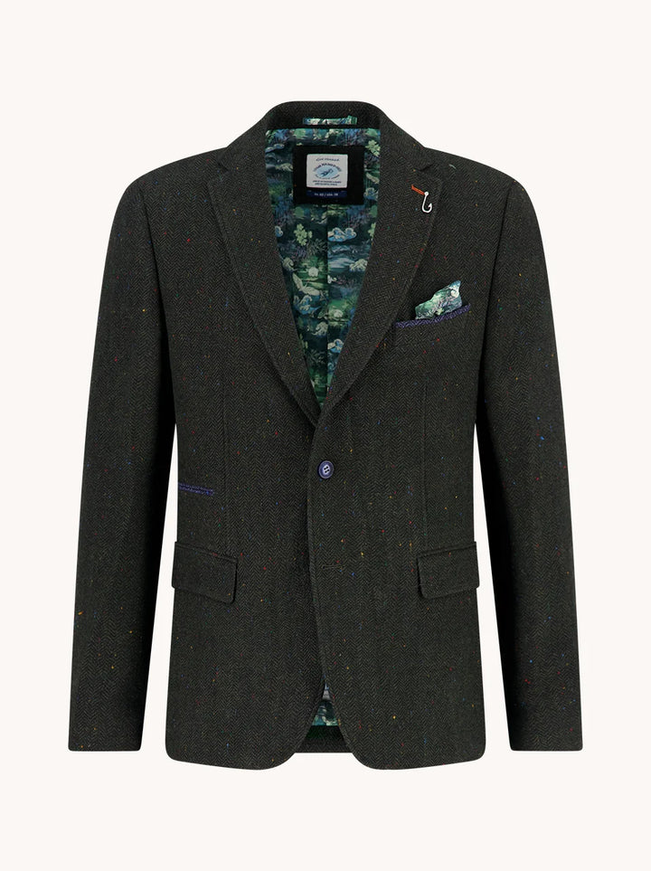 A Fish Named Fred Tokyo Trip Blazer Dark Green