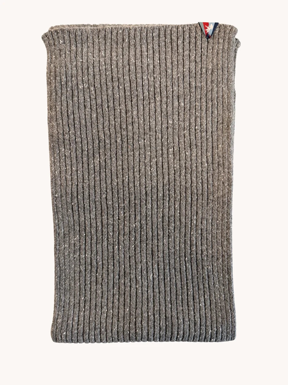 A Fish Named Fred Knitted Scarf Grey