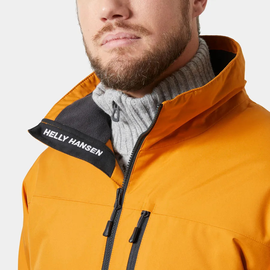 Helly Hansen Crew Midlayer Jacket Mustard