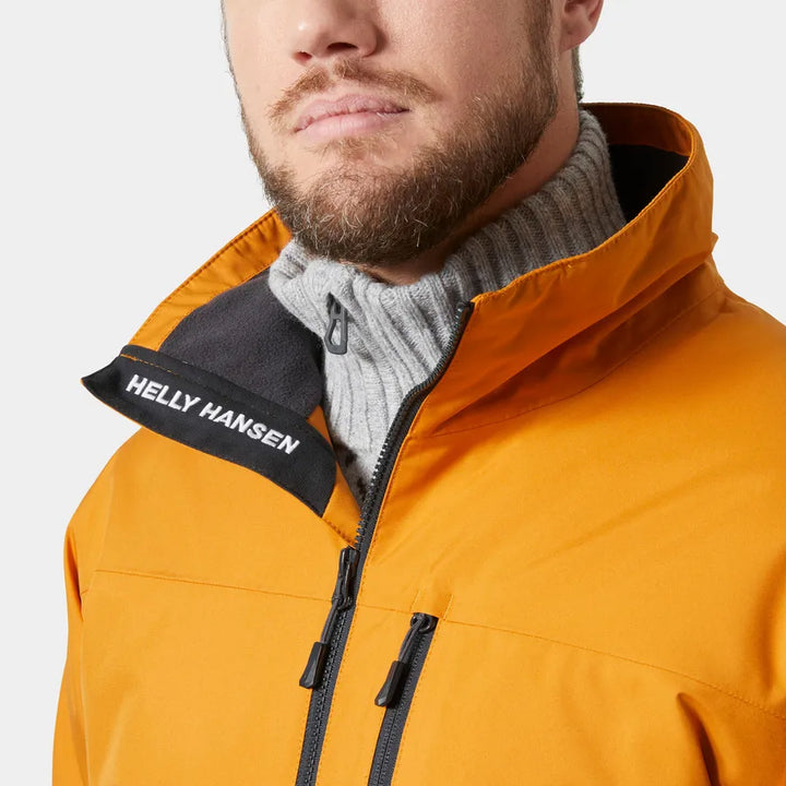 Helly Hansen Crew Midlayer Jacket Mustard