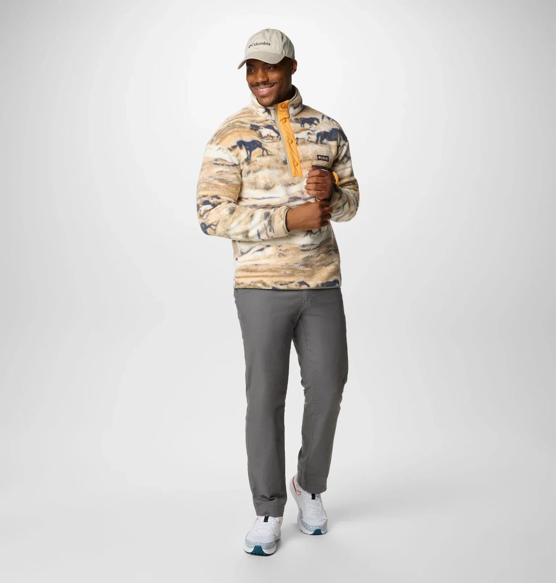 Columbia Helvetia II Half Snap Fleece Lemon Wash Roaming image 5
