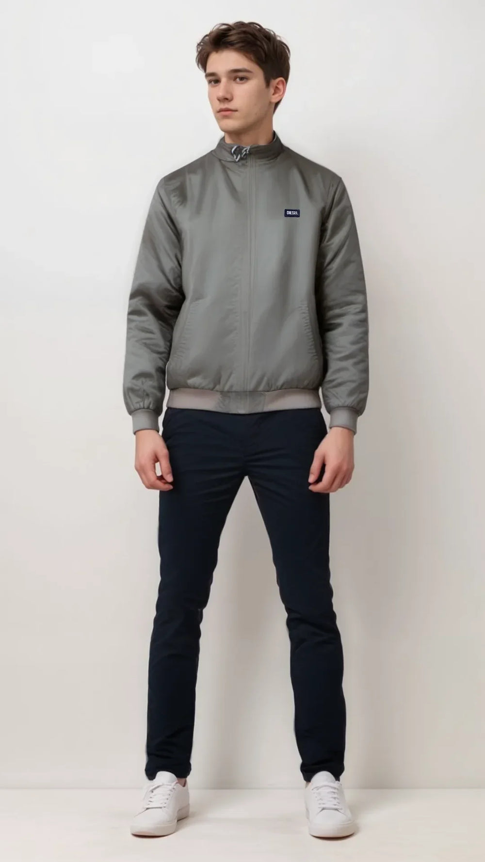 Diesel Boys Grant Jacket Olive - 11-12YRS image