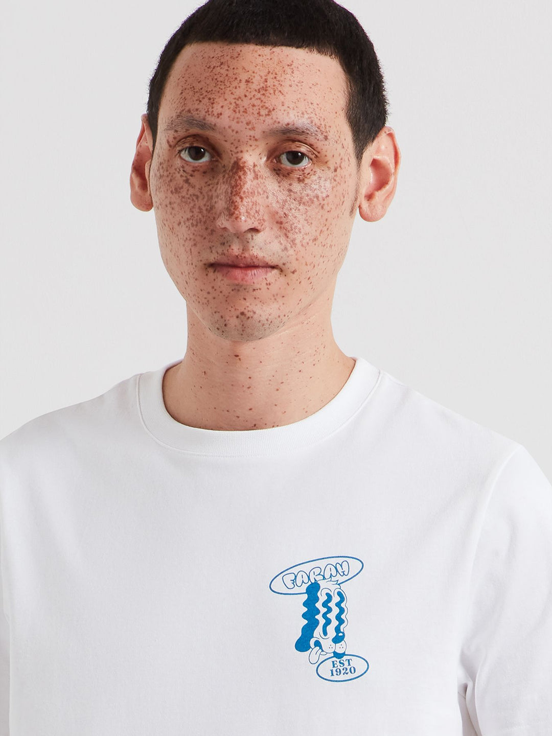 Farah Tristan Graphic T-Shirt In White