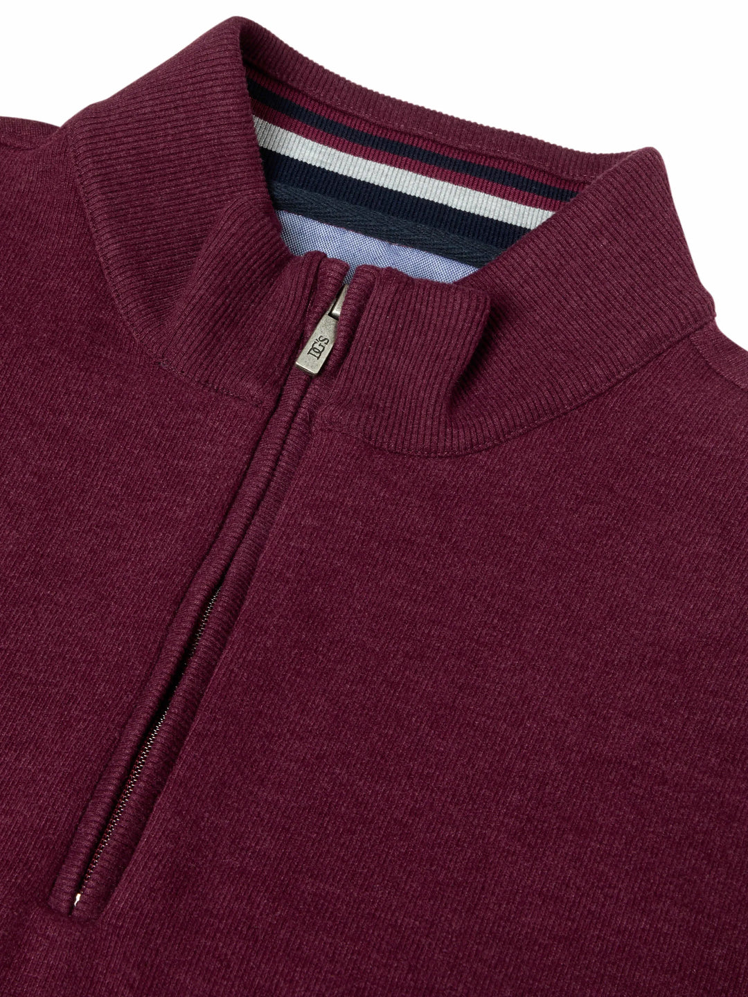 DG'S Drifter Half Zip Sweatshirt Burgundy