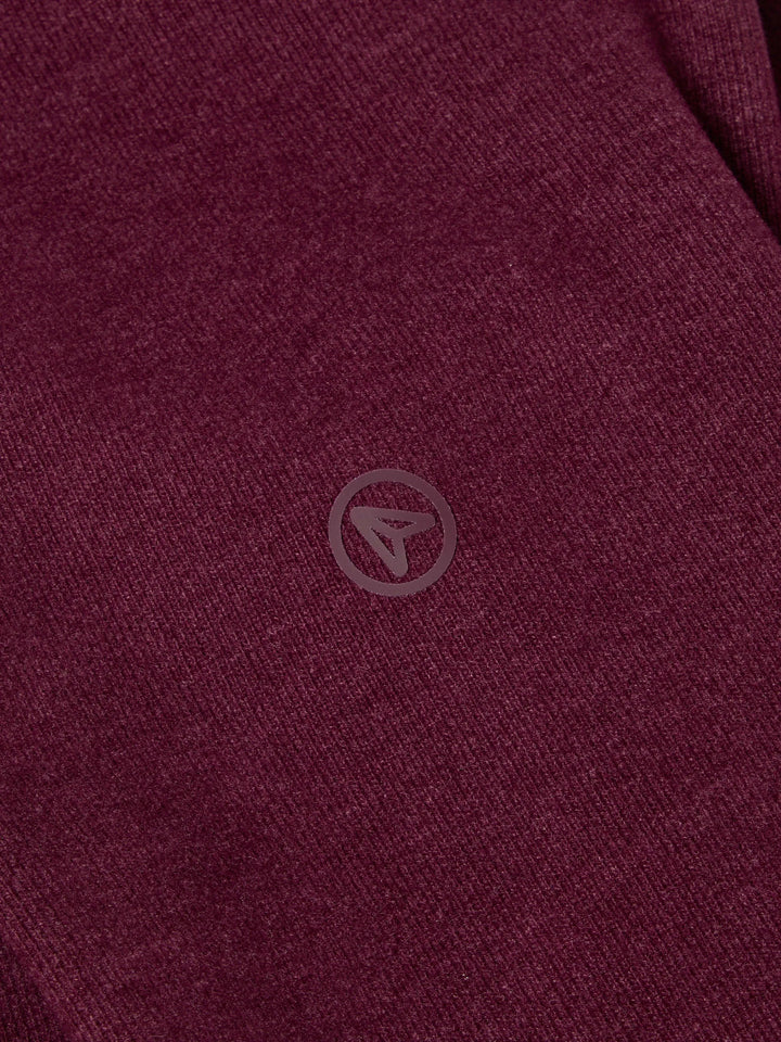 DG'S Drifter Half Zip Sweatshirt Burgundy