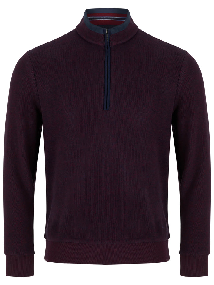 Drifter By Daniel Grahame 1/2 Sweater Dark Red