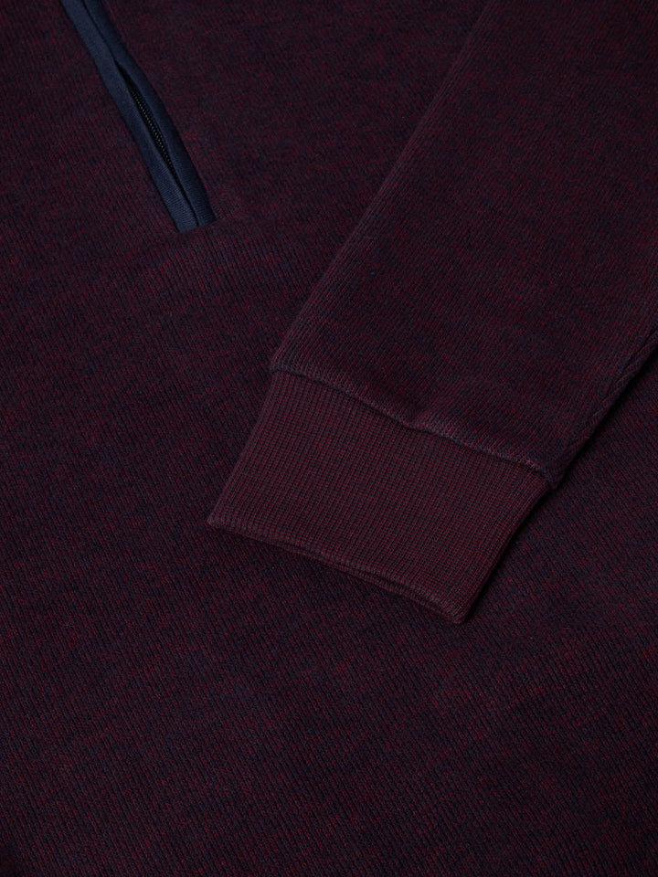 Drifter By Daniel Grahame 1/2 Sweater Dark Red