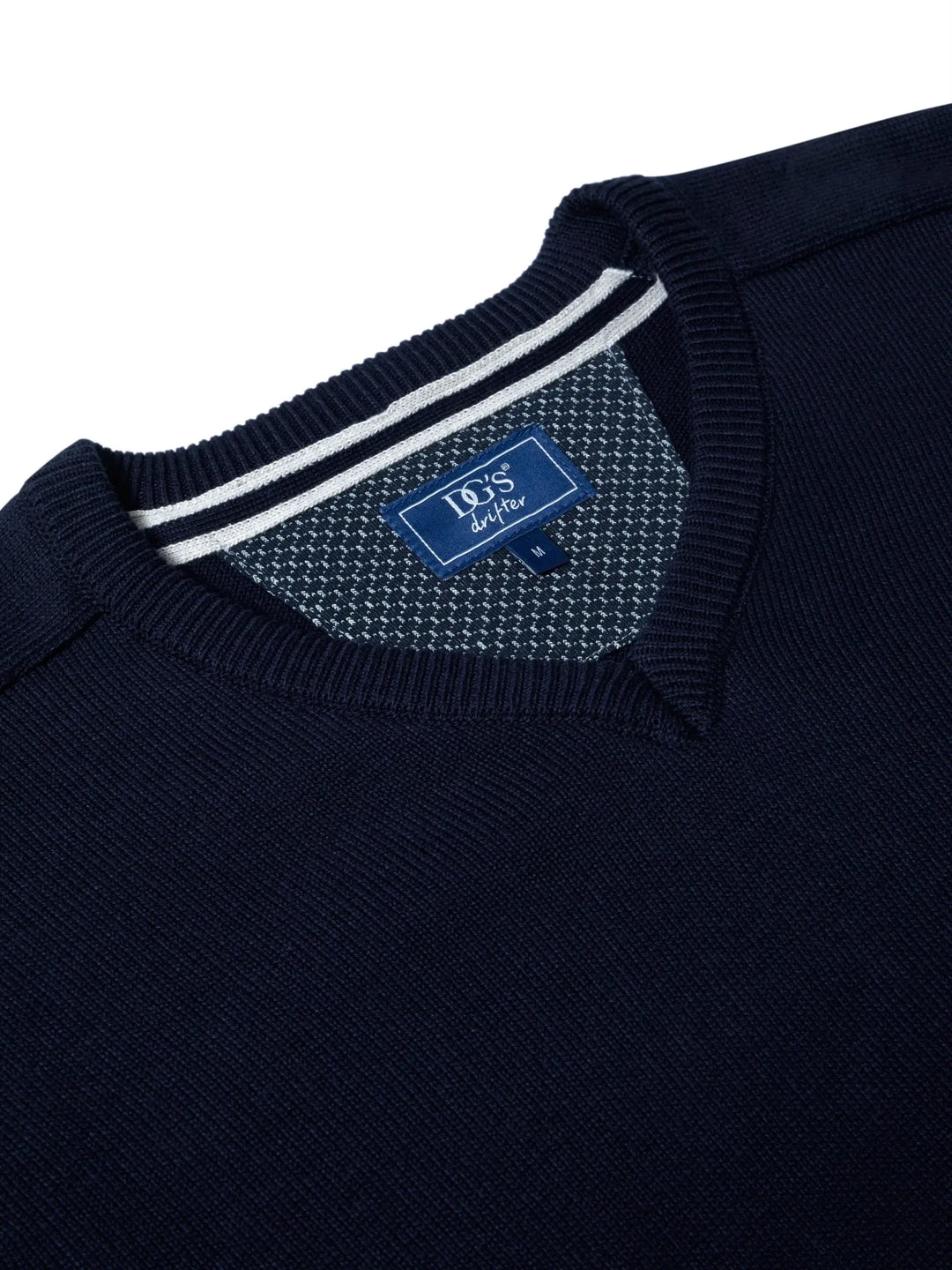 DG'S Drifter V Neck Sweater Navy