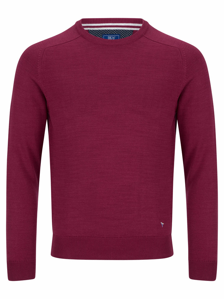 DG's Drifter Crew Neck Sweater Raspberry