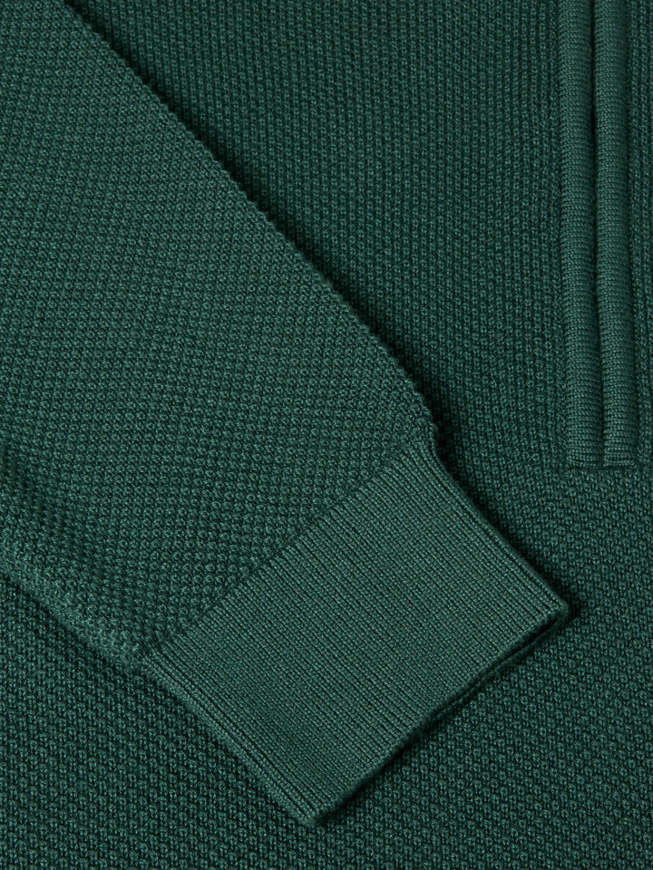DG's Drifter 1/2 Zip Sweater Dark Green