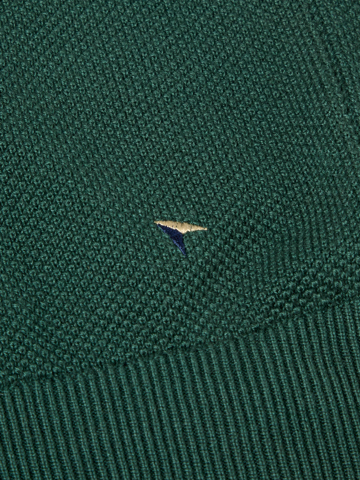 DG's Drifter 1/2 Zip Sweater Dark Green