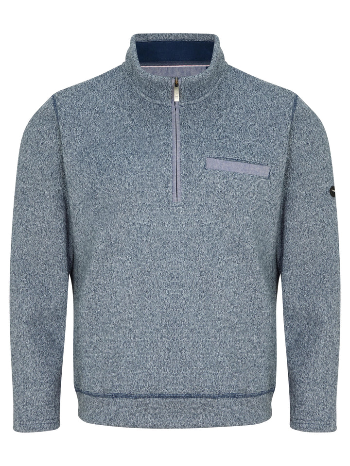 DG'S Drifter Half Zip Sweatshirt Blue